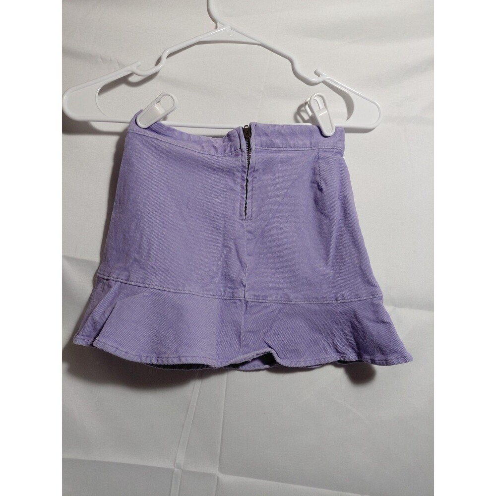 Crewcuts Girls Mini Skirt Cotton Size 6-7 Purple